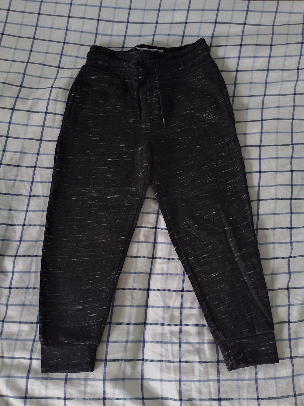 Primark Kids Black Heather Drawstring Jogger Pants Size 3/4 Years